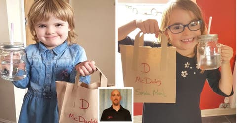 Les entrega a sus hijas 2 bolsas con sus propio menú infantil de McDonald’s y se hace viral