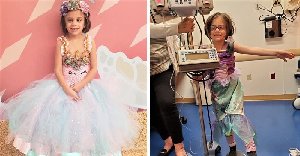 «Le dicen ‘su majestad'»- Una niña de 5 años emociona al personal médico vestida de princesa «Le dicen ‘su majestad'»- Una niña de 5 años emociona al personal médico vestida de princesa