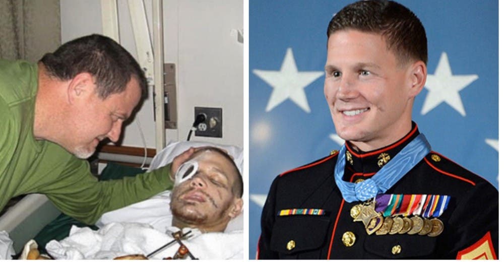 Usa su cuerpo como escudo para salvar la vida de sus compañeros y sobrevive de milagro Usa su cuerpo como escudo para salvar la vida de sus compañeros y sobrevive de milagro