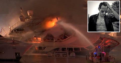 Así era el yate de Marc Anthony de 6 millones de euros que fue destrozado por las llamas