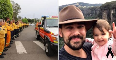 «Se fue porque era un héroe» – Los bomberos se despiden de un voluntario caído en Australia