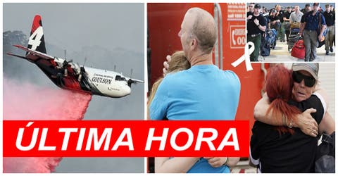 Mueren 3 bomberos al estrellarse el avión cisterna que luchaba contra el fuego en Australia