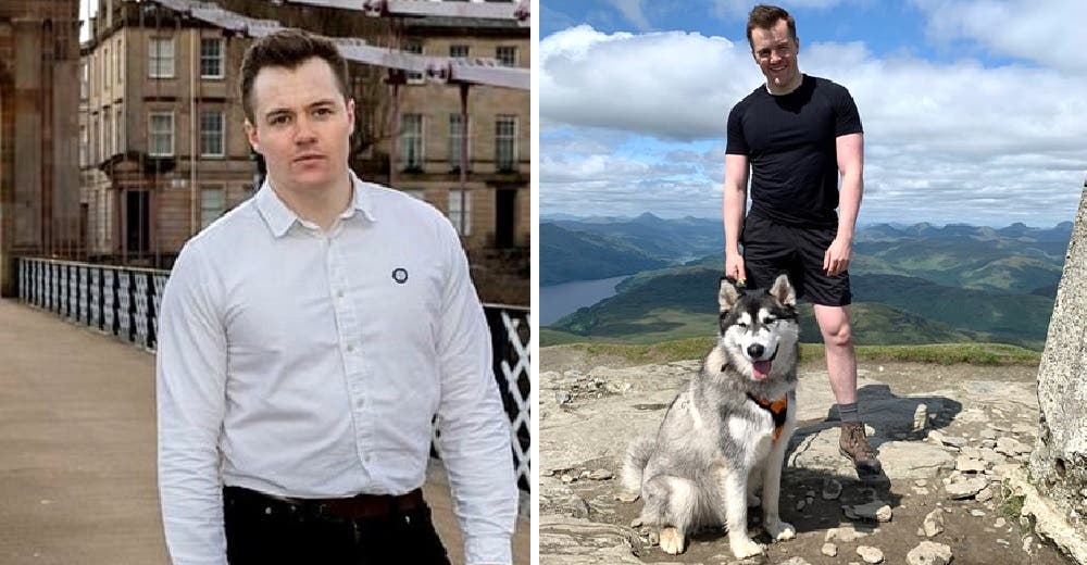 Se queda completamente ciego a los 25 años y advierte a su madre que podría pasarle lo mismo