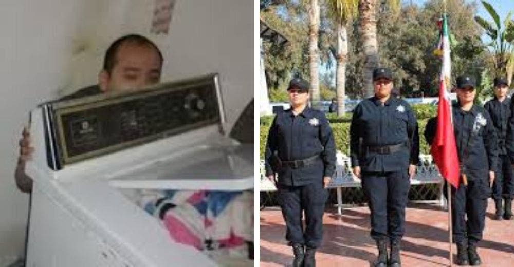 Finge estar desaparecido para huir de la justicia y lo encuentran detrás de la lavadora de su casa Finge estar desaparecido para huir de la justicia y lo encuentran detrás de la lavadora de su casa