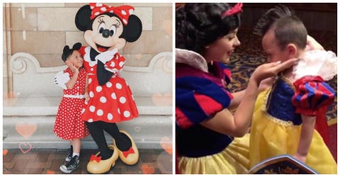 Madre de un pequeño de 4 años con autismo es criticada por dejarlo usar vestidos de princesa