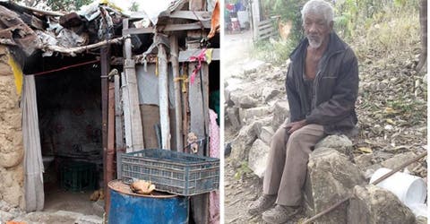 Su familia lo deja completamente abandonado y duerme sobre piedras – «Es pobre entre los pobres»