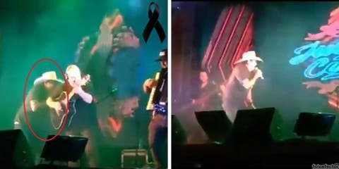 Muere en pleno concierto sobre el escenario dejando consternados a todos sus fans