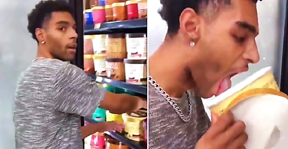 El joven que lamió un helado en el supermercado podría pasar 1 año en prisión El joven que lamió un helado en el supermercado podría pasar 1 año en prisión
