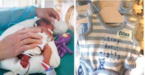 Aparece en la unidad neonatal con 140 prendas de ropa para bebés prematuros como agradecimiento