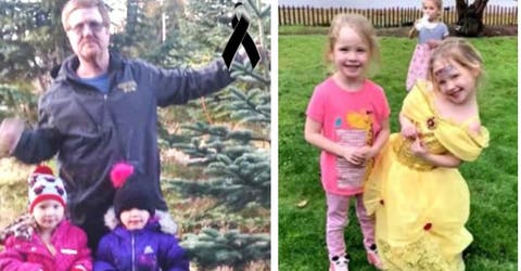 Tras un accidente en el que su padre perdió la vida las gemelas de 4 años salen a buscar ayuda