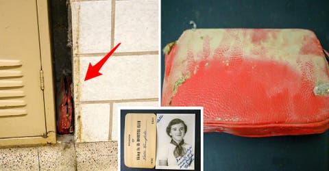 Revelan el contenido de la cartera que estuvo perdida durante 60 años en una escuela