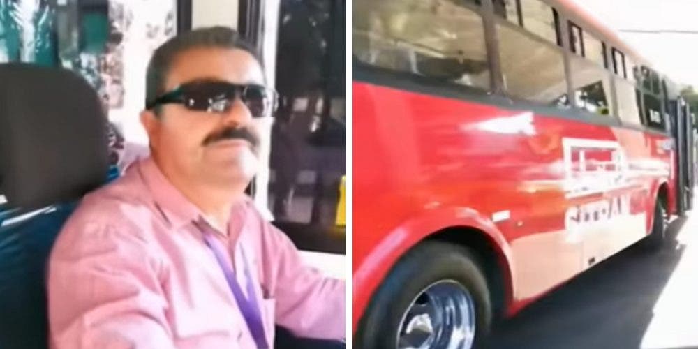 Graban cómo el chófer de un autobús obliga a una pareja a bajarse ante el asombro de todos