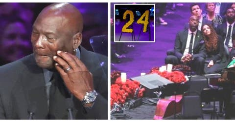 «Una parte de mí murió» – Michael Jordan rompe en llanto en el homenaje a Kobe Bryant