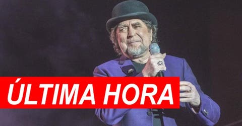 Operan a Joaquín Sabina de un derrame cerebral tras la caída que sufrió en su concierto