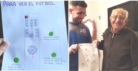 Su manual de instrucciones para que su abuelo pueda ver los partidos de fútbol se hace viral