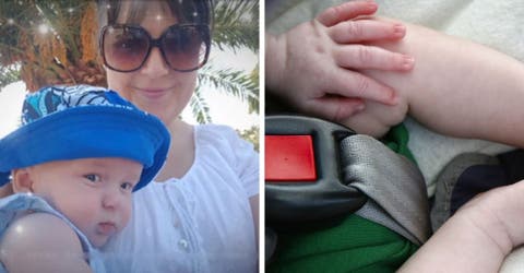 Un bebé de 14 meses lucha por sobrevivir después de ser dejado por su madre dentro del auto