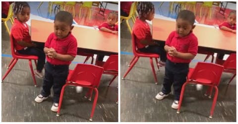 El vídeo viral del niño de 3 años que ora con una emotiva petición en su salón de clases