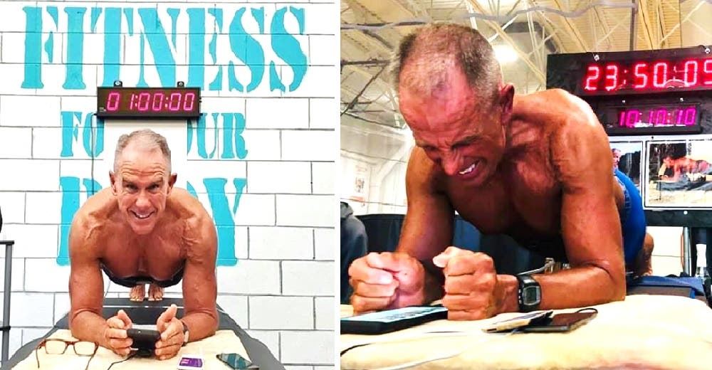 Con 62 años años gana un récord Guinness por sostener una plancha durante más de 8 horas Con 62 años años gana un récord Guinness por sostener una plancha durante más de 8 horas