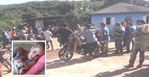 Más de 100 personas se congregan en la casa de un humilde hombre que lucha por salvar a su hija