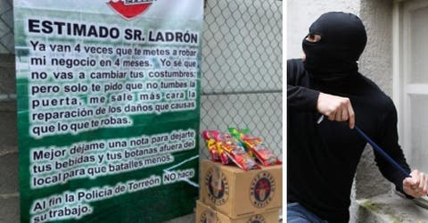 «Yo sé que no vas a cambiar» – Le deja un mensaje a los ladrones que roban siempre su negocio