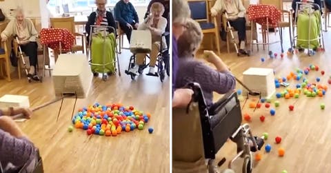 El vídeo de los ancianos aislados por COVID-19 jugando en una residencia enciende la esperanza