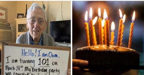 Su fiesta de cumpleaños 101 fue cancelada por la cuarentena y pide ayuda en las redes