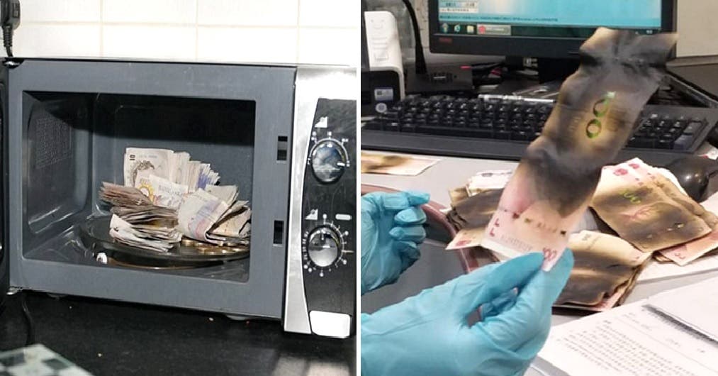 Una mujer termina con su dinero quemado tras intentar desinfectar los billetes del coronavirus Una mujer termina con su dinero quemado tras intentar desinfectar los billetes del coronavirus