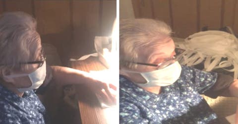A los 88 años y con Parkinson, pasa la cuarentena por coronavirus trabajando sin parar