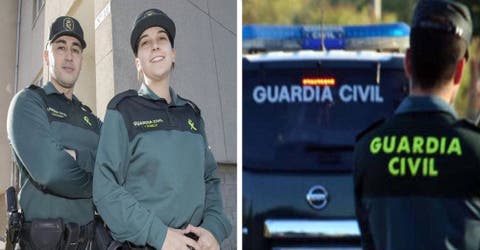 Dos guardias civiles salvan a un joven que gritaba desesperado desde el interior de su casa