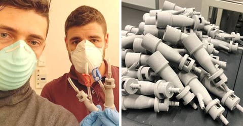 En un hospital de Italia salvan a pacientes graves fabricando válvulas con una impresora 3D
