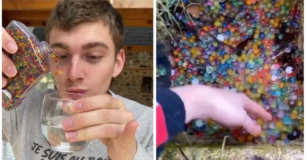 El influencer que atascó las tuberías del pueblo con bolitas de gel resultó ser un estafador El influencer que atascó las tuberías del pueblo con bolitas de gel resultó ser un estafador