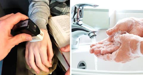 El efectivo método que revela una maestra para garantizar que los niños se laven bien las manos