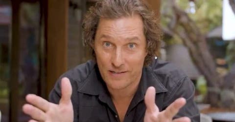 El actor Matthew McConaughey emociona a sus fans con su mensaje sobre la pandemia