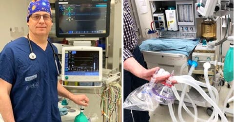 Un médico revela cómo “multiplica” los respiradores para salvar a 9 pacientes con uno solo