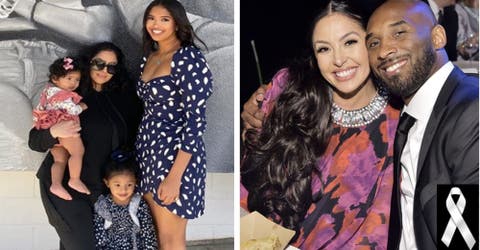 Vanessa Bryant publica una foto suya junto a sus hijas frente al mural dedicado a Kobe y Gigi