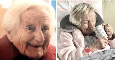 «Quiero darles las gracias” – El mensaje de una abuelita de 99 años con COVID-19 a los médicos