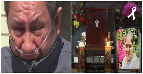 Las lágrimas de dolor de don Arturo al perder a su esposa por coronavirus tras 31 años a su lado