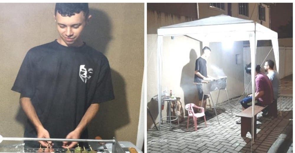 A los 17 años decidió vender comida frente a su casa y terminó muy afligido A los 17 años decidió vender comida frente a su casa y terminó muy afligido