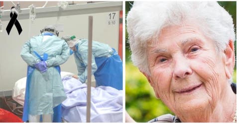 Muere a los 90 años de COVID-19 tras ceder su respirador para salvar a un paciente más joven