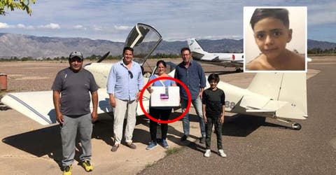 Un piloto recorre medio país para darle a un niño de 10 años el medicamento que salvaría su vida