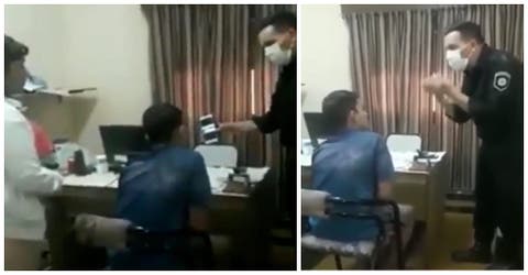 La lección de un policía indignado a 2 adolescentes que violaron la cuarentena se hace viral