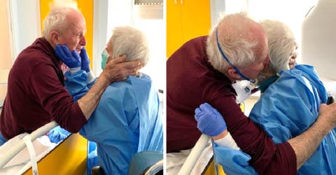 La pandemia separó por primera vez a una pareja de ancianos y hacen llorar a los médicos