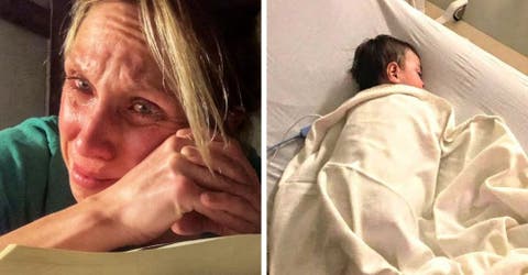 Entre lágrimas cuenta que le negaron la atención médica a su bebé que no podía respirar