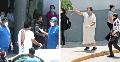 Habla la familia del hombre que desató un caos al salir huyendo del hospital