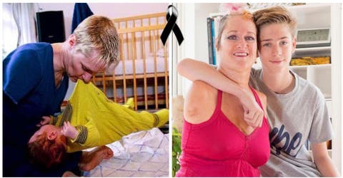La madre sin extremidades que luchó sola por criar a su hijo llora su trágica pérdida
