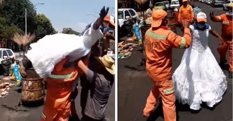Critican a los recolectores de basura que simularon una fiesta en la cuarentena