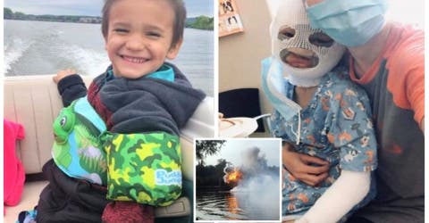“Me preguntó si iba a morir” – Su hijo de 6 años salvó la vida de 2 familiares en una explosión