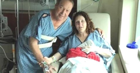 Le salva la vida al hombre que recibió los órganos de su esposo fallecido
