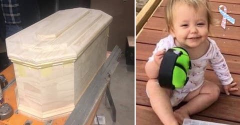 Hace el ataúd de su hija de 1 año arrollada por su mamá – «Es mi último acto de amor»
