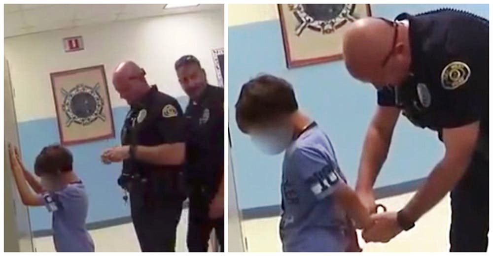 «Las manos atrás. Vas a ir a la cárcel»: El polémico arresto de un niño de 8 años en una escuela «Las manos atrás. Vas a ir a la cárcel»: El polémico arresto de un niño de 8 años en una escuela